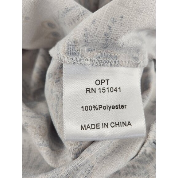 OPT x Emily Luciano Mila Paisley Pleated Dress Size  S Long Sleeve Romantic Boho - Picture 9 of 13